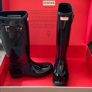 HUNTER original tall gloss boot